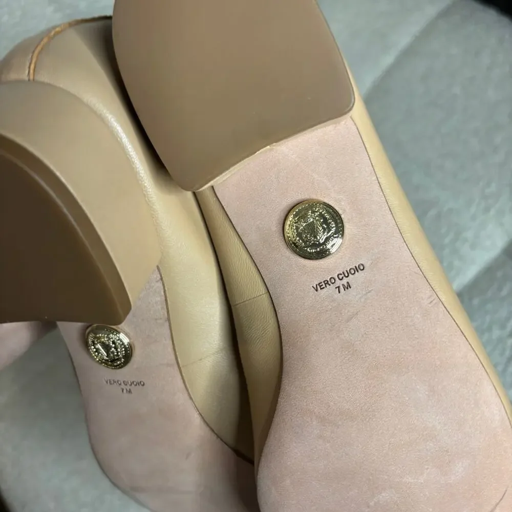 NEW Veronica Beard Catherine Leather Bow Ballet Flats